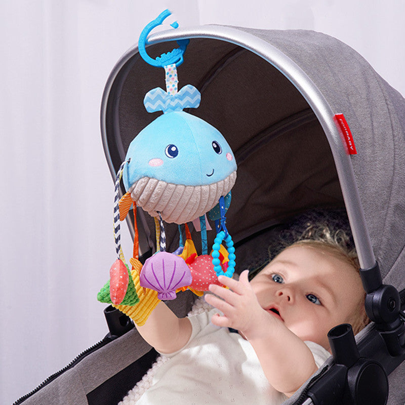 BTN Chouchoule Baby Car Hanging Toys – Soft Fabric Activity Toy for Infants 0–2 Years - Baby Time Now