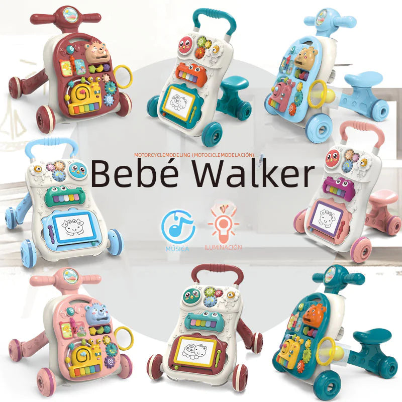 BTN Multifunctional Baby Walker with Music – Learning Toy for 0–3 Years - Baby Time Now