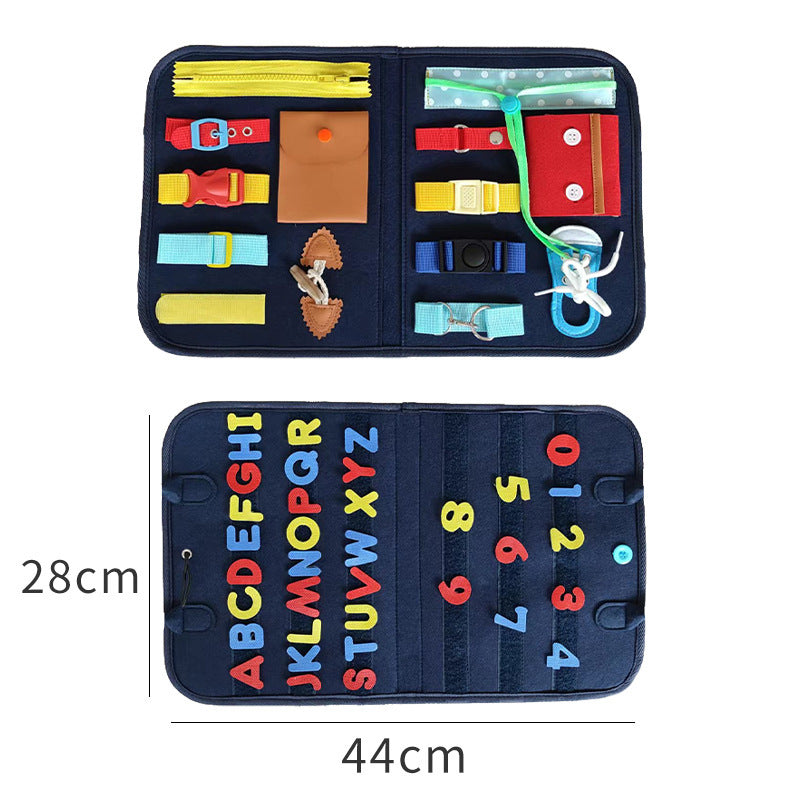 BTN Busy Book – Montessori Sensory Learning Toy for Toddlers & Preschool Kids - Baby Time Now