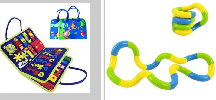 BTN Busy Book – Montessori Sensory Learning Toy for Toddlers & Preschool Kids - Baby Time Now