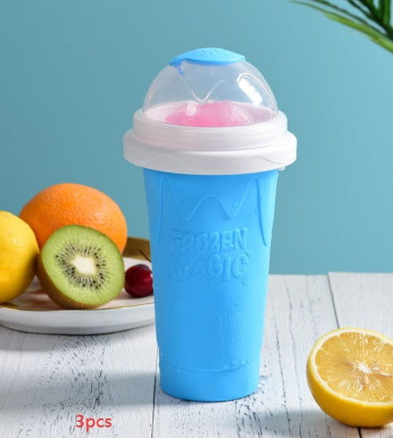 BTN Quick-Freeze Smoothie Cup – Make Slushies & Milkshakes in Seconds, BPA-Free Silicone - Baby Time Now