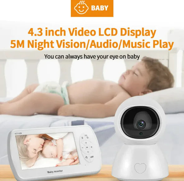 4.3-Inch 1080P Baby Monitor - Baby Time Now