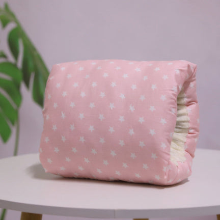 BTN Nursing Arm Pillow – Adjustable Cotton Breastfeeding Cushion for Moms, Dads & Travel Ease - Baby Time Now