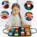 BTN Busy Book – Montessori Sensory Learning Toy for Toddlers & Preschool Kids - Baby Time Now