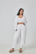 BTN Cozy Pajama Set – 3-Piece Lounge & Winter Loungewear for Women - Baby Time Now