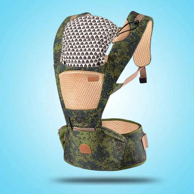 Multifunctional Baby Backpack Carrier with Waist Stool – Ergonomic, Lightweight, & Stylish (0.7kg, 5 Colors)