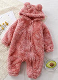 Baby Plush Winter One-Piece Romper - Baby Time Now