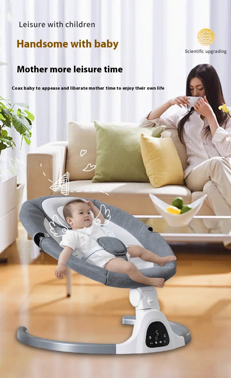 Electric Baby Rocking Chair Cradle - Baby Time Now