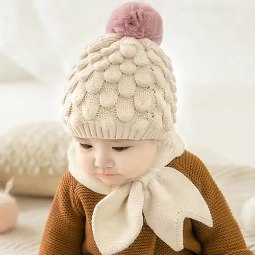 Baby Scarf and Woolen Cap Set - Baby Time Now
