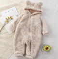 Baby Plush Winter One-Piece Romper - Baby Time Now