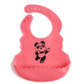 BTN Food Grade Silicone Baby Bib – Mess-Free Saliva Pocket, Adjustable & Easy to Clean - Baby Time Now