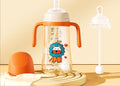 BTN Newborn Baby Dual-Use Straw Drinking Cup – Anti-Choking Learning Sippy Cup - Baby Time Now