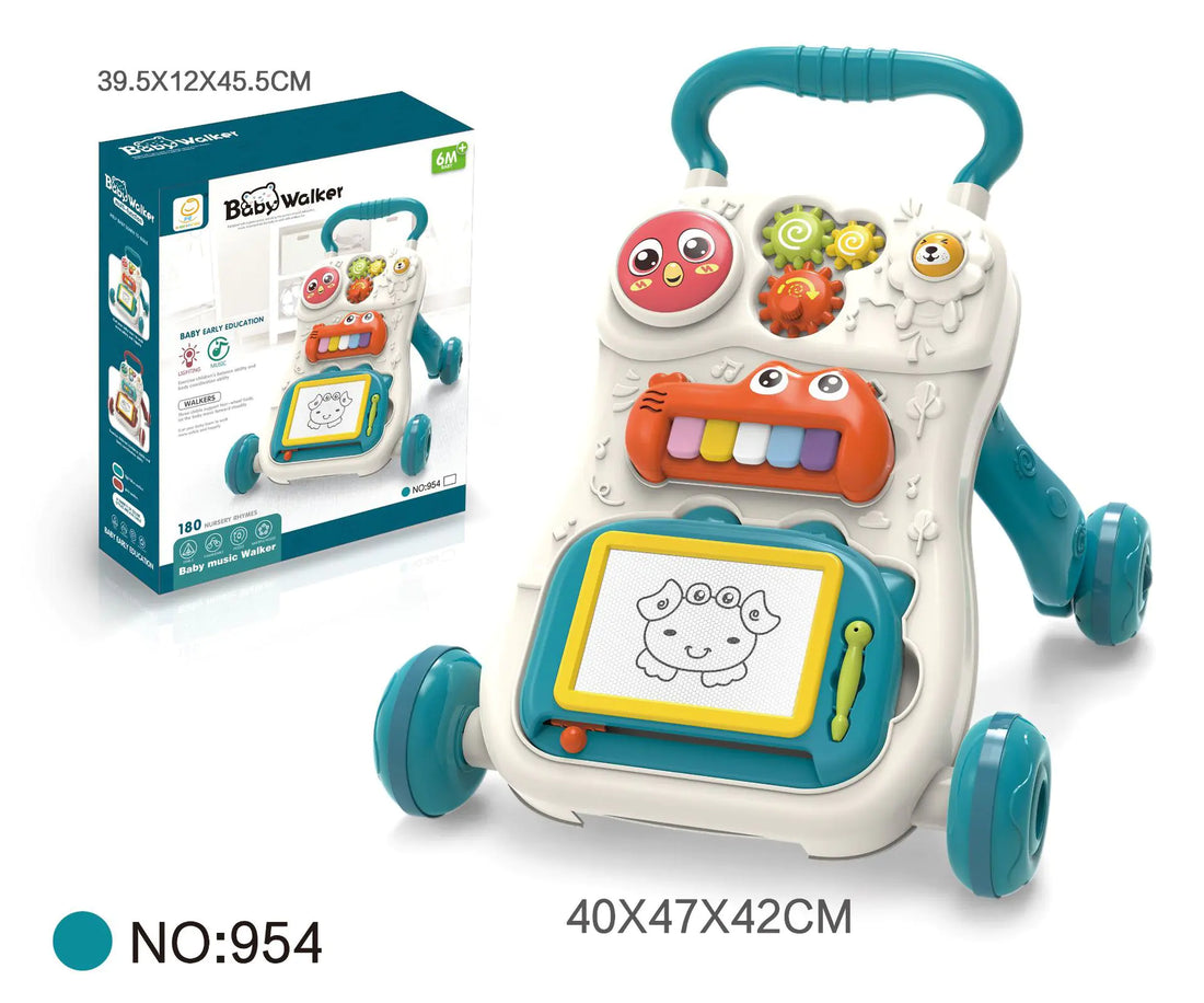 BTN Multifunctional Baby Walker with Music – Learning Toy for 0–3 Years - Baby Time Now