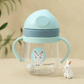 BTN Summer Baby Straw Cup – 300ml Toddler Training Cup with Handle for Ages 2+ - Baby Time Now