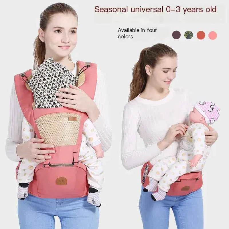 Multifunctional Baby Backpack Carrier with Waist Stool – Ergonomic, Lightweight, and Stylish (0.7kg, Available in 5 Colors)