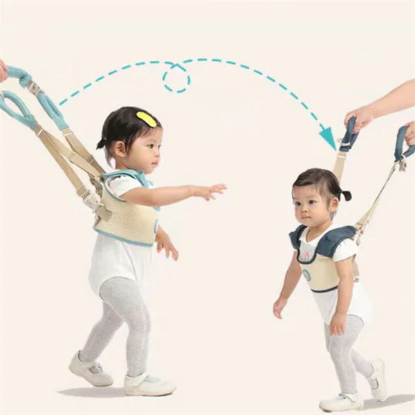 BTN Baby Walking Harness with Easy Pull Rope – Toddler Safety Belt for First Steps - Baby Time Now