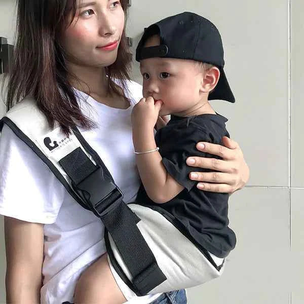 Baby Carrier with Front Waist Stool – Ergonomic Sling for Infants, Newborn to Toddler (3+ Months)