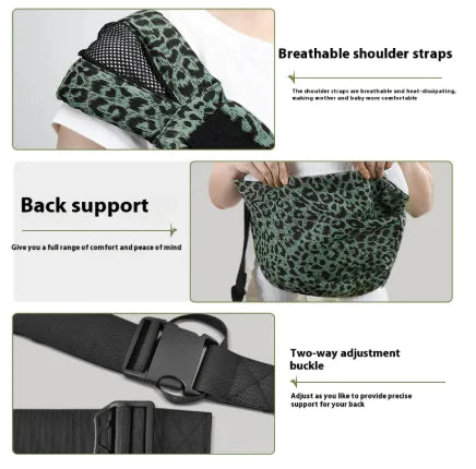 BTN Baby Carry One-Shoulder Strap – Ergonomic Portable Baby Carrier for Parents - Baby Time Now